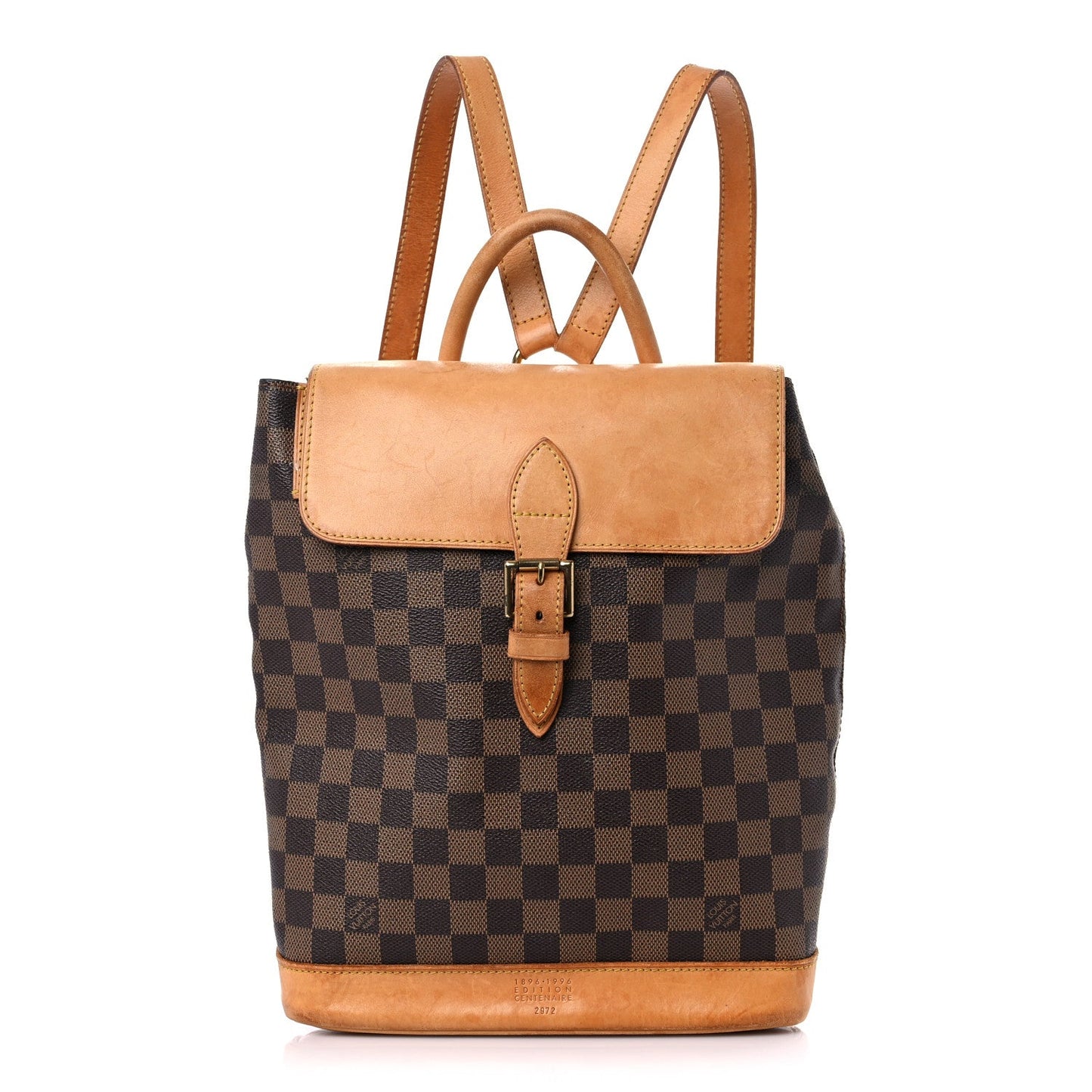 LOUIS VUITTON DAMIER EBENE SOHO CENTENAIRE BACKPACK