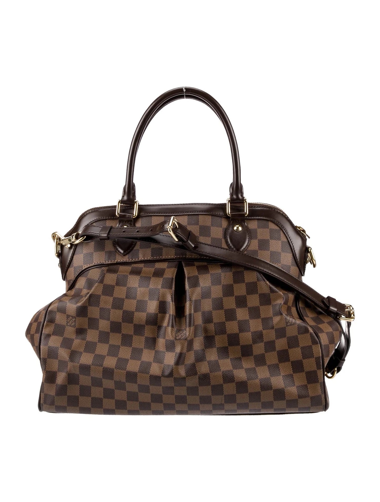 LOUIS VUITTON DAMIER EBENE TREVI GM BAG