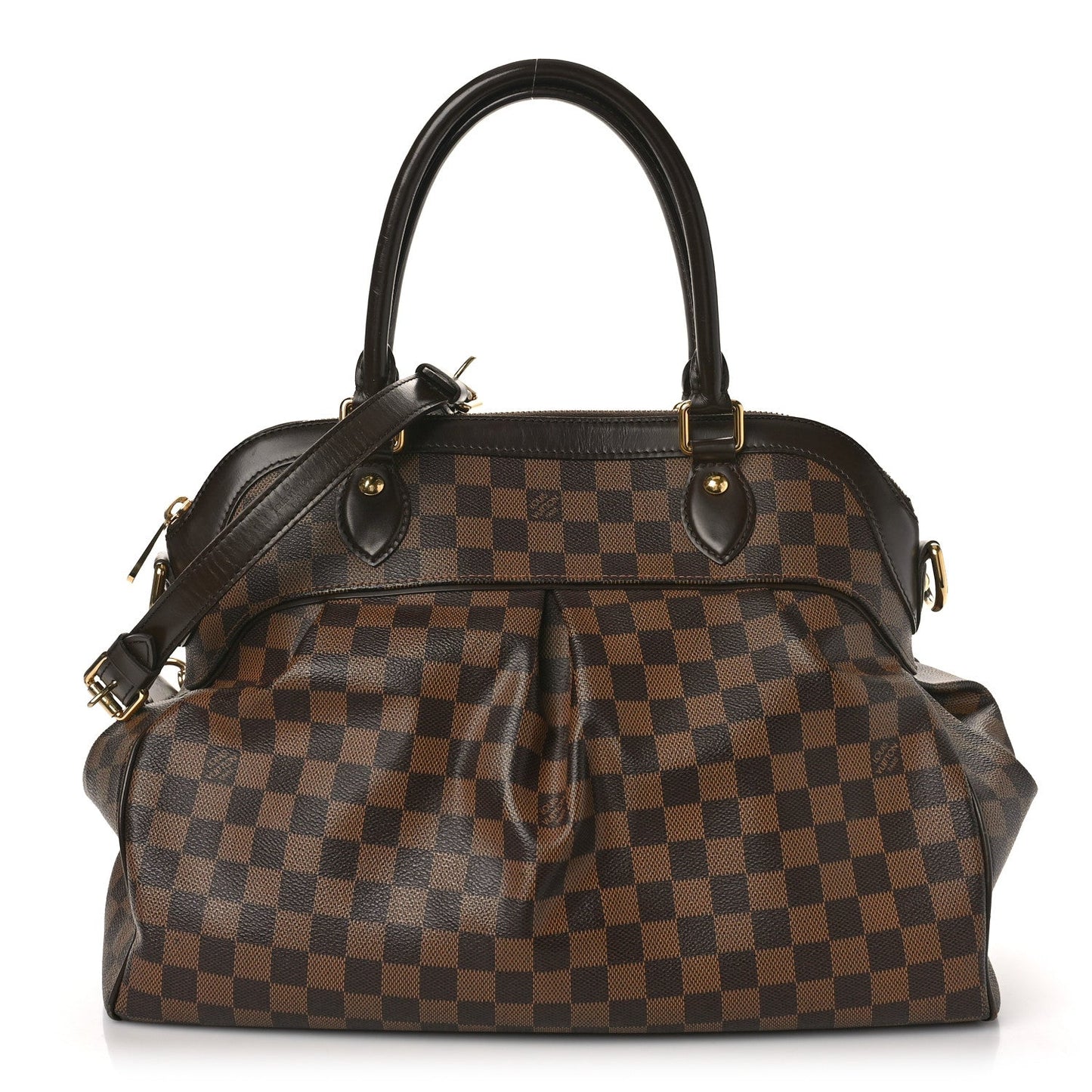 LOUIS VUITTON DAMIER EBENE TREVI GM BAG