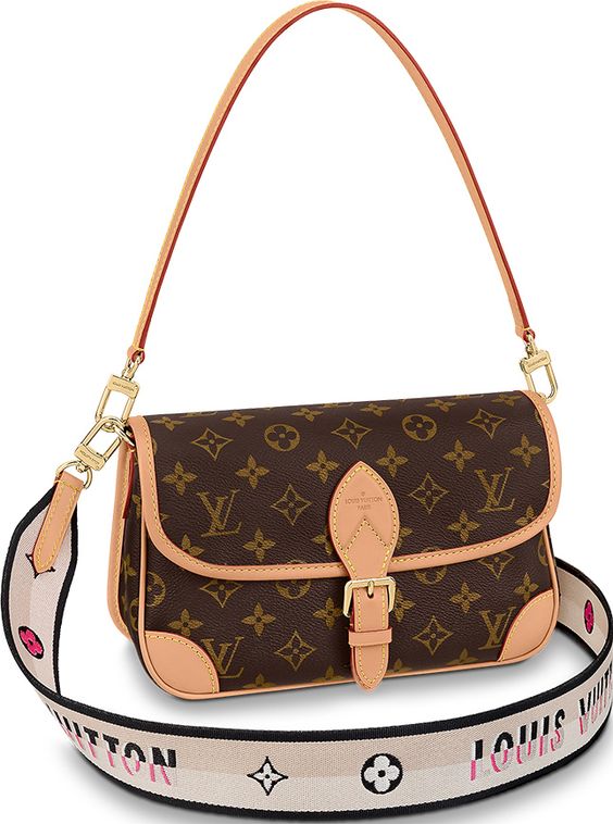 LOUIS VUITTON MONOGRAM DIANE SATCHEL NM