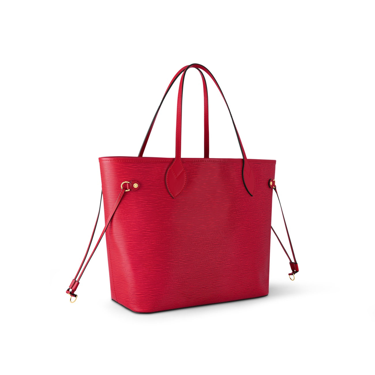 LOUIS VUITTON EPI LEATHER NEVERFULL MM TOTE BAG WITH POUCH