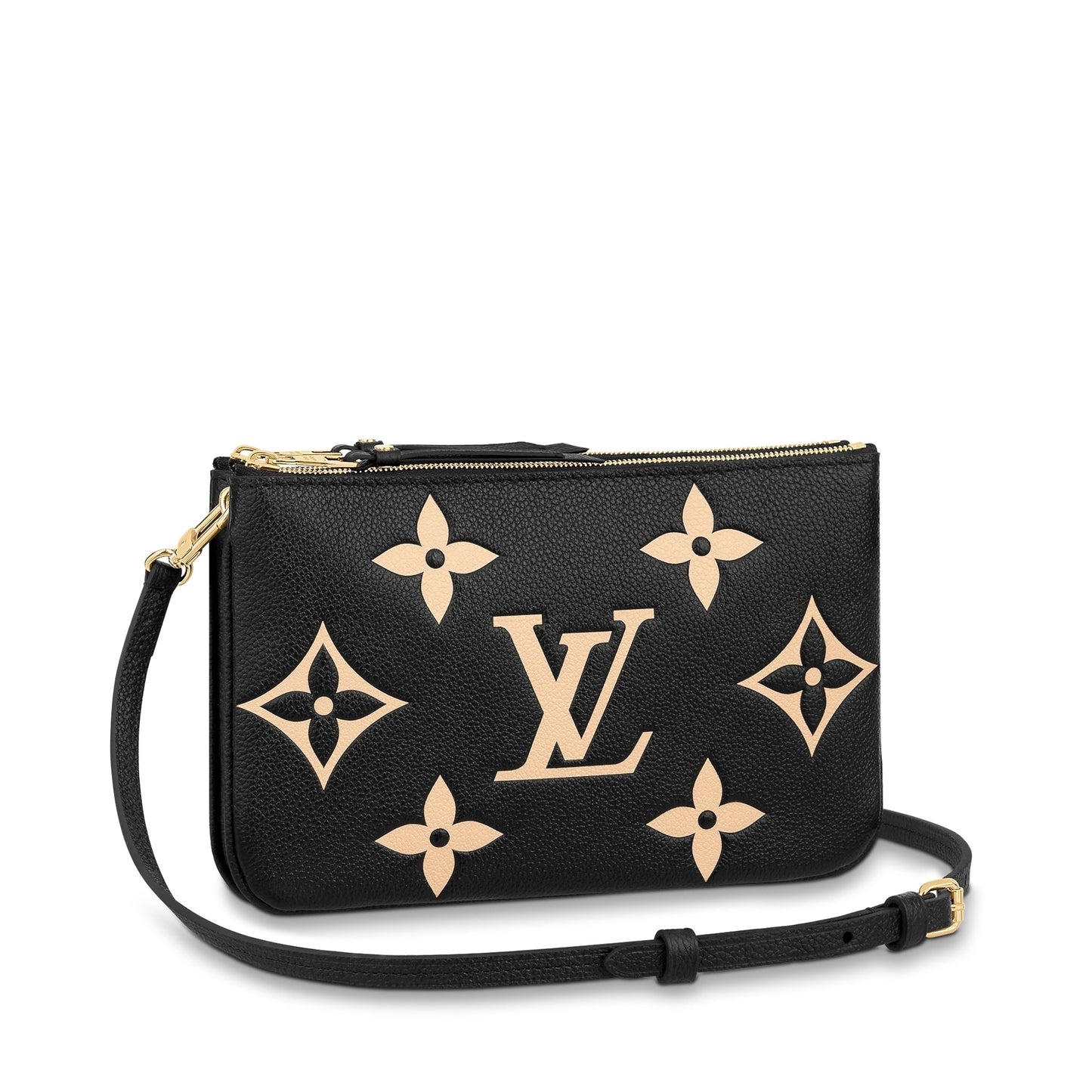 LOUIS VUITTON EMPREINTE GIANT MONOGRAM DOUBLE ZIP POCHETTE