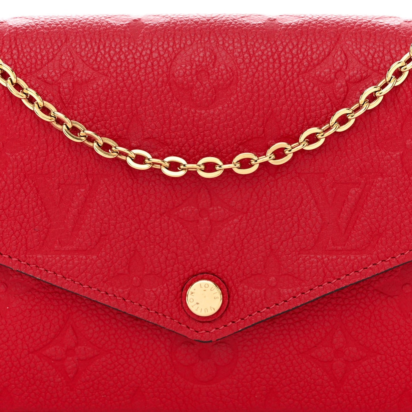 LOUIS VUITTON EMPREINTE LEATHER POCHETTE FELICIE CROSSBODY