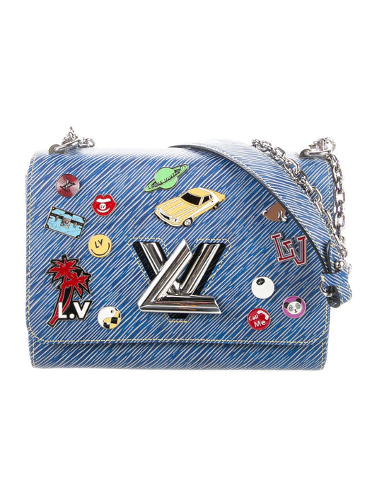 LOUIS VUITTON EPI LEATHER TWIST PINS EMBELLISHED LIMITED EDITION CROSSBODY BAG