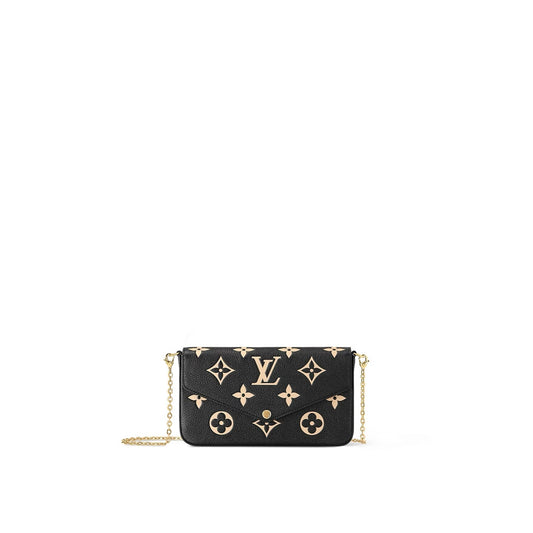 LOUIS VUITTON MONOGRAM EMPREINTE FÉLICIE LEATHER POCHETTE