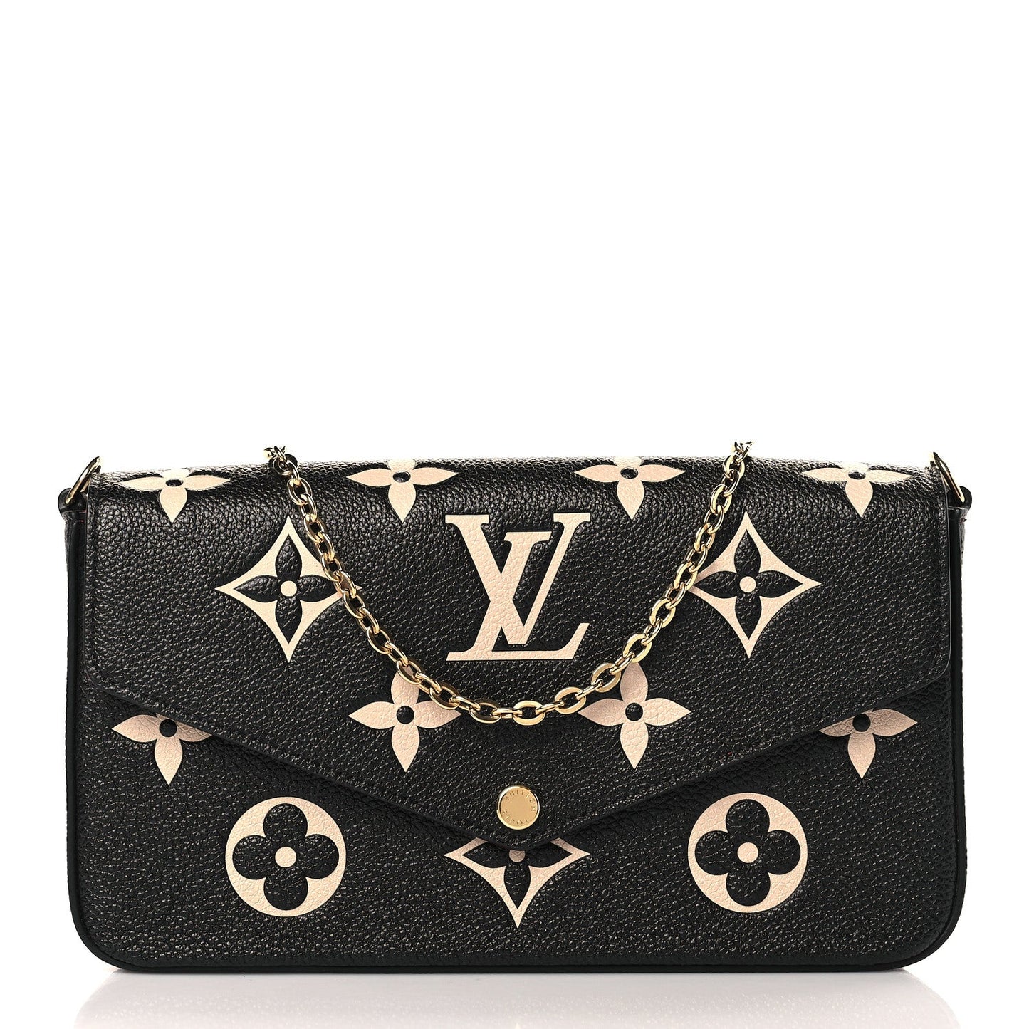 LOUIS VUITTON MONOGRAM EMPREINTE FÉLICIE LEATHER POCHETTE