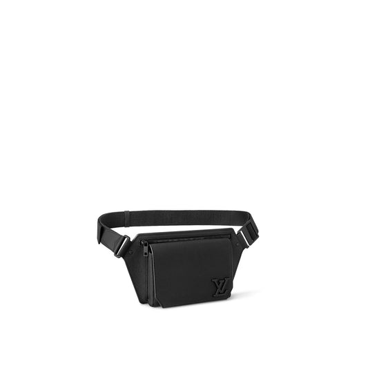 LOUIS VUITTON GRAINED CALFSKIN AEROGRAM TAKEOFF SLING BAG