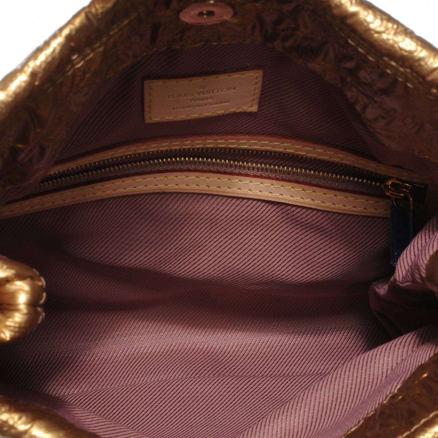 LOUIS VUITTON JACQUARD QUILTED MONOGRAM LIMELIGHT FOLD-OVER CLUTCH BAG