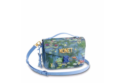 LOUIS VUITTON LIMITED EDITION MASTERS MONET PERIWINKLE POCHETTE MÉTIS