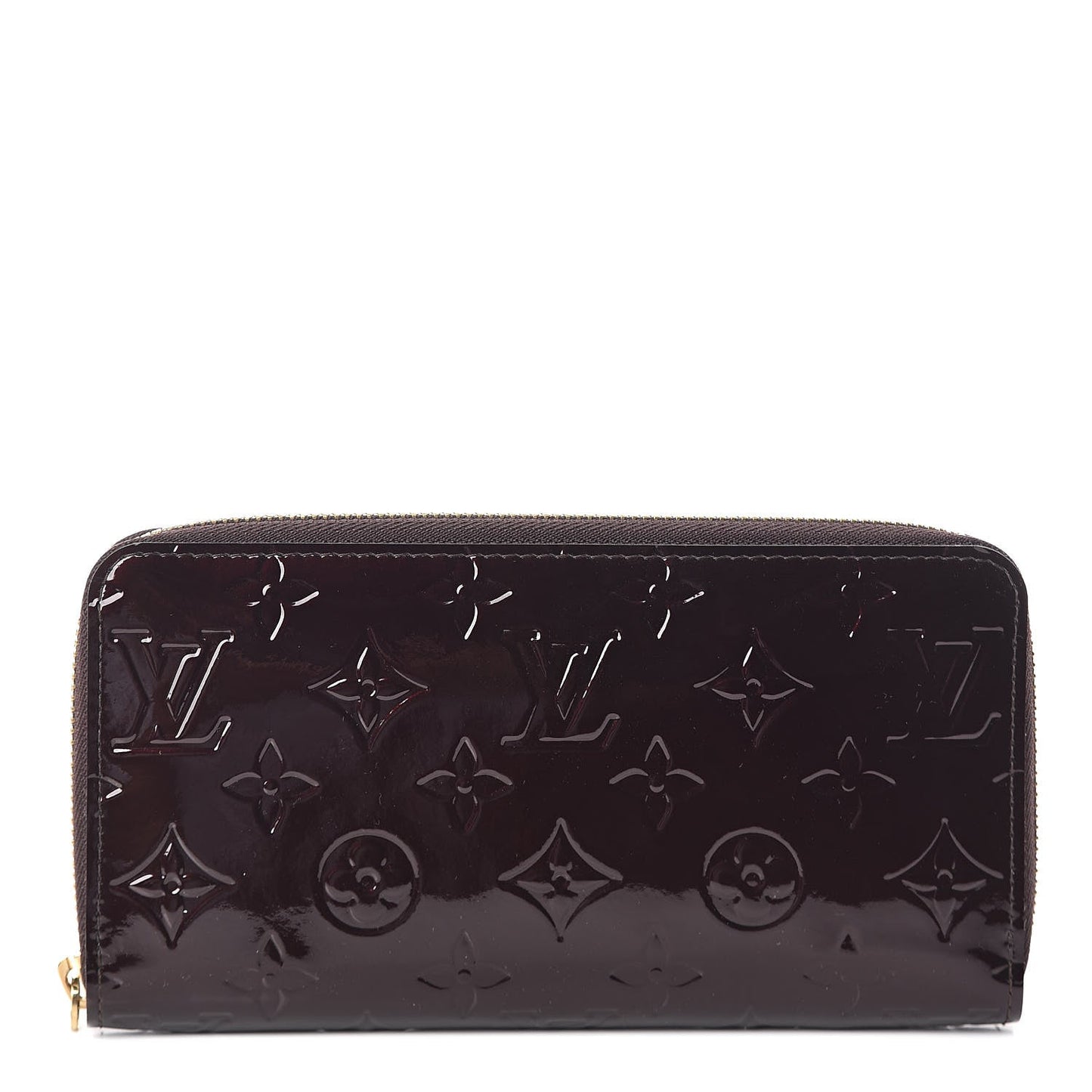 LOUIS VUITTON MONOGRAM VERNIS ZIPPY WALLET AMARANTE