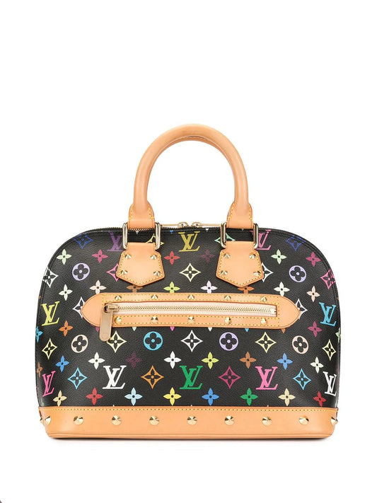 LOUIS VUITTON MULTICOLOR MONOGRAM ALMA BAG NOIR