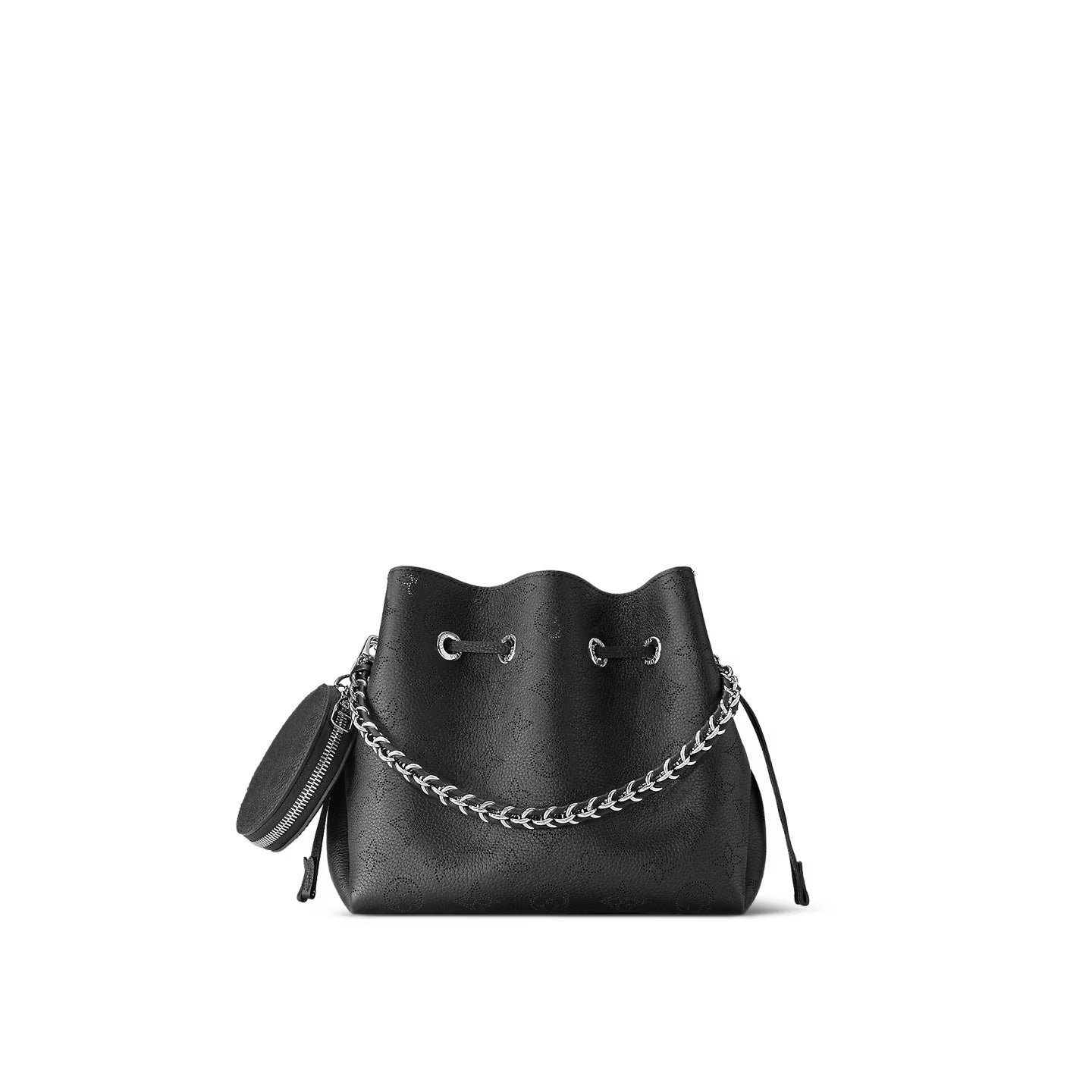 LOUIS VUITTON MAHINA LEATHER BELLA BUCKET BAG