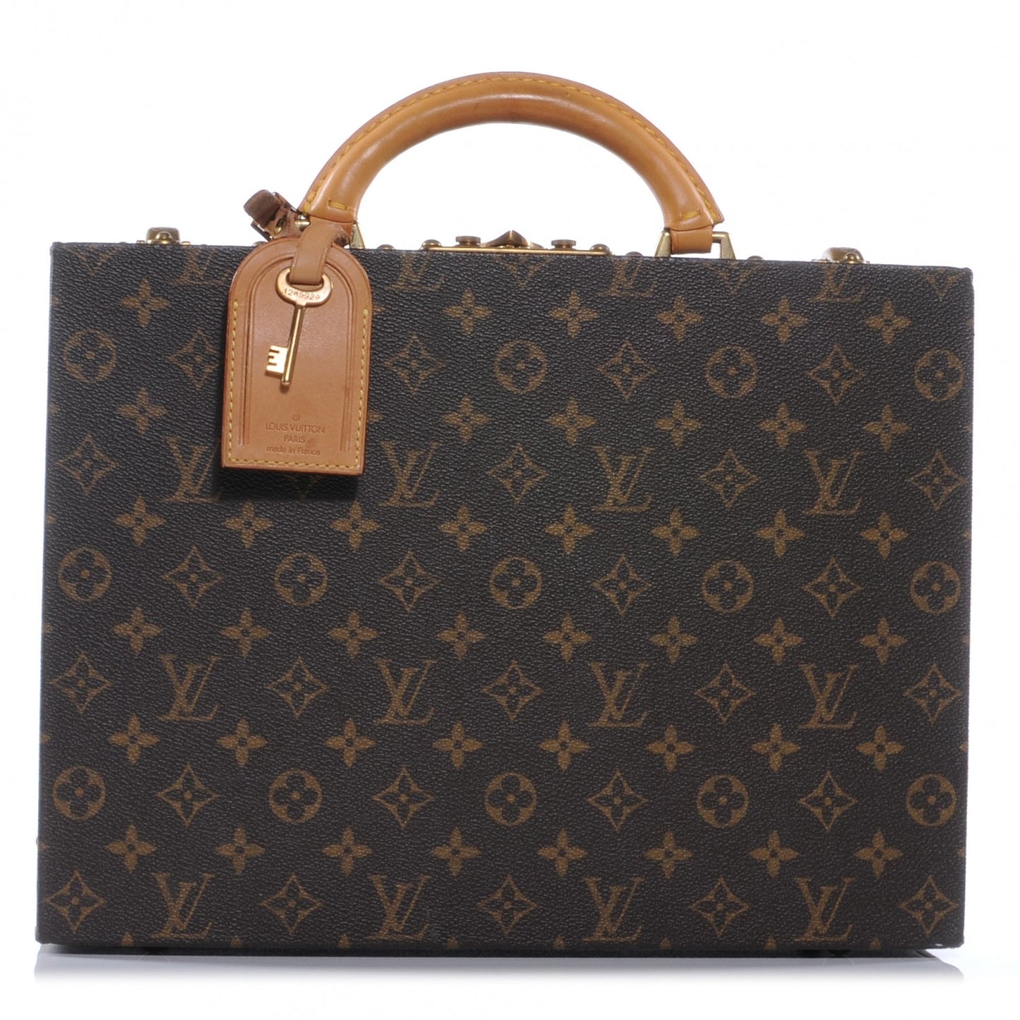 LOUIS VUITTON MONOGRAM BOITE BIJOUX 34 JEWELRY CASE HARD TRUNK