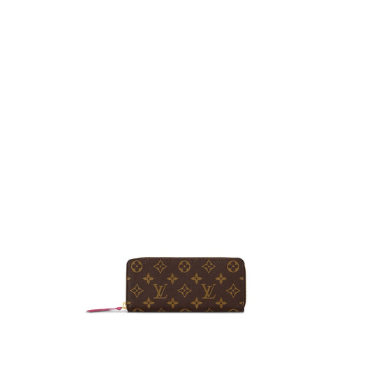 LOUIS VUITTON MONOGRAM CLÉMENCE WALLET FUCHSIA