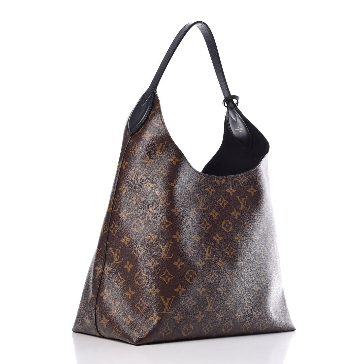 LOUIS VUITTON MONOGRAM FLOWER HOBO BAG BLACK