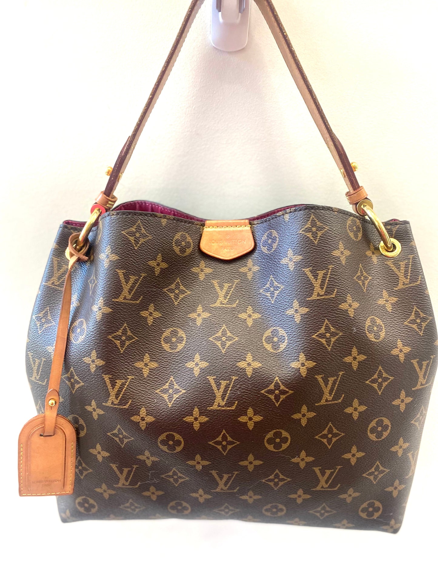 LOUIS VUITTON MONOGRAM GRACEFUL PM PIVOINE