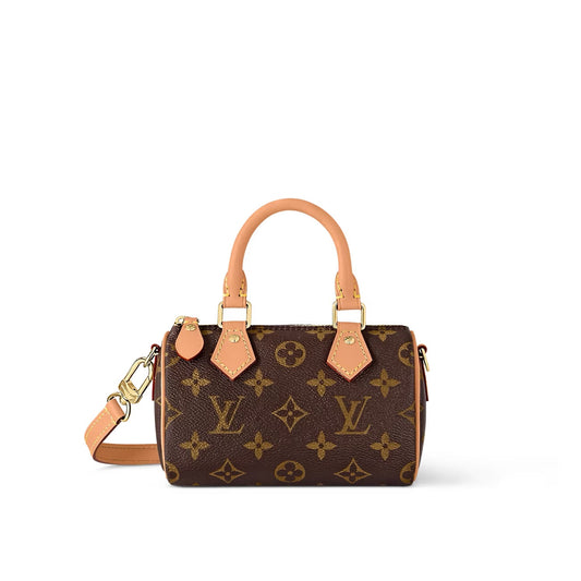 LOUIS VUITTON MONOGRAM NANO SPEEDY SHOULDER BAG