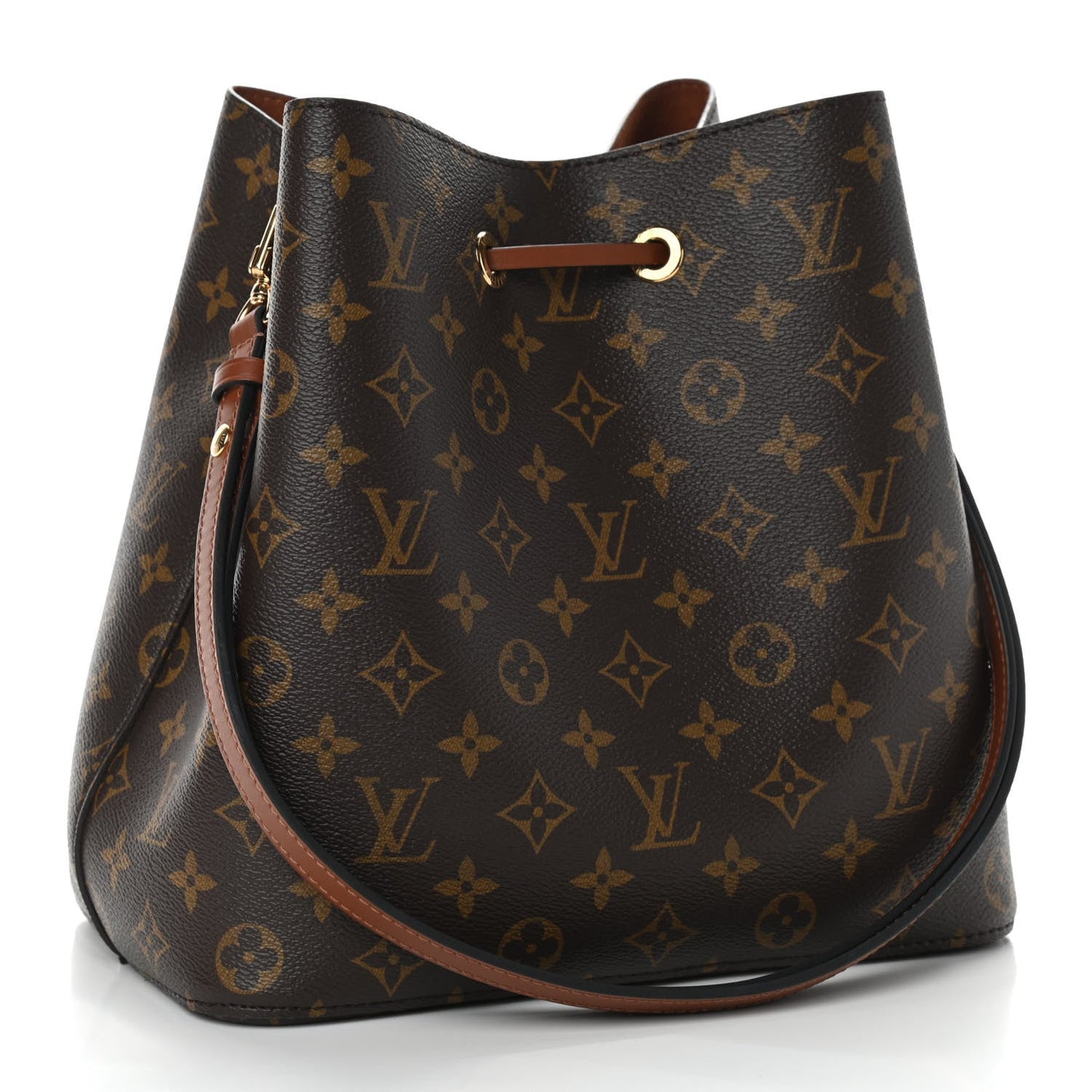 LOUIS VUITTON MONOGRAM NOÉNOE MM SHOULDER BAG CARAMEL