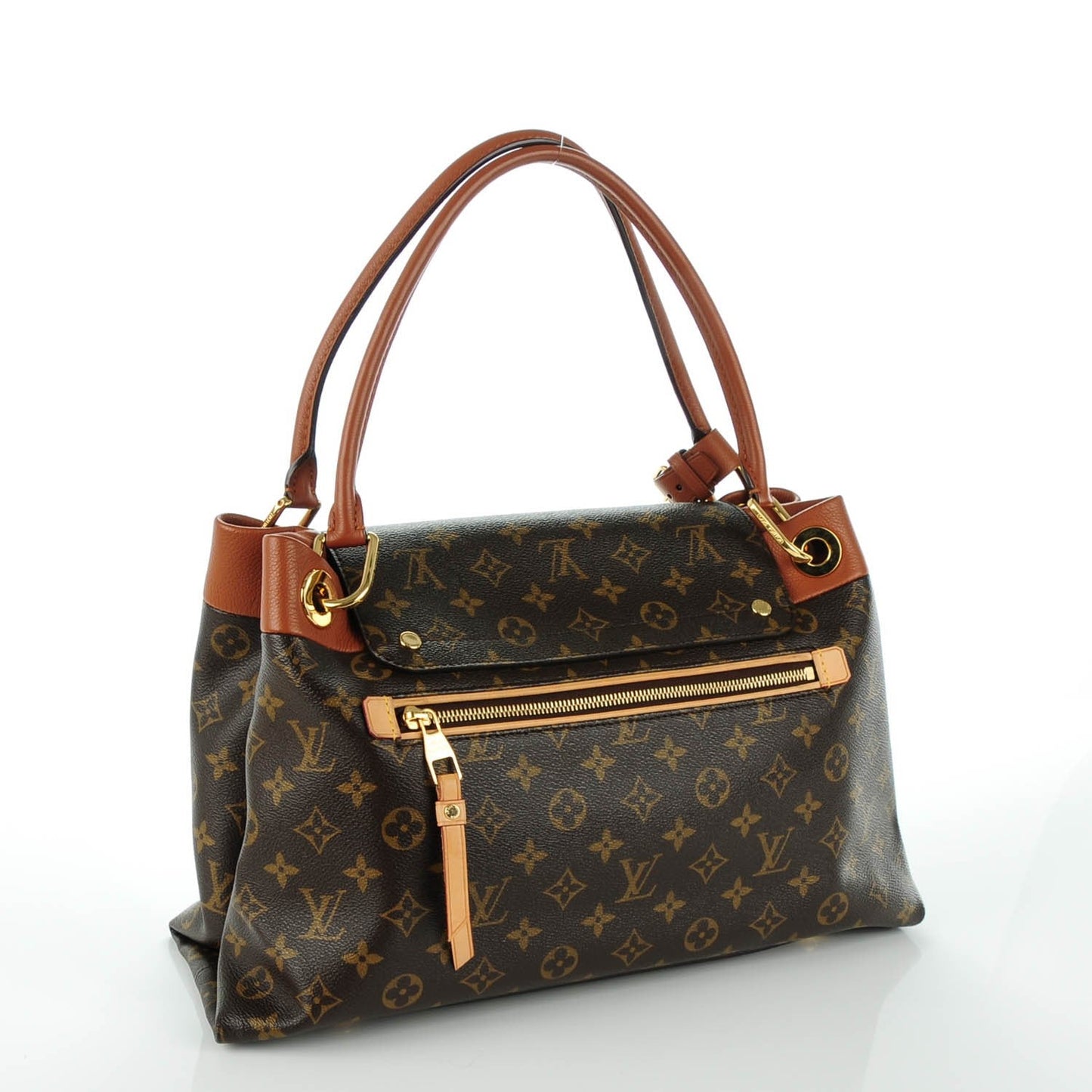 LOUIS VUITTON MONOGRAM OLYMPE CAMEL SHOULDER BAG