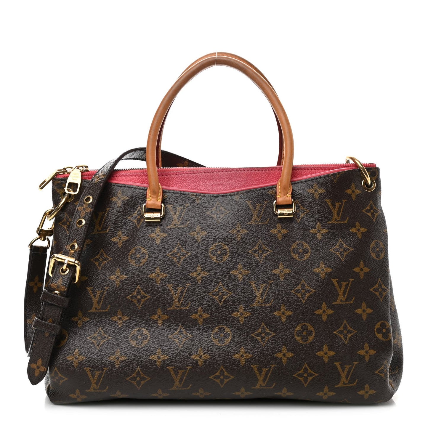 LOUIS VUITTON MONOGRAM PALLAS DAHLIA SHOULDER BAG