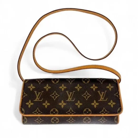 LOUIS VUITTON MONOGRAM TWIN POCHETTE PM CROSSBODY