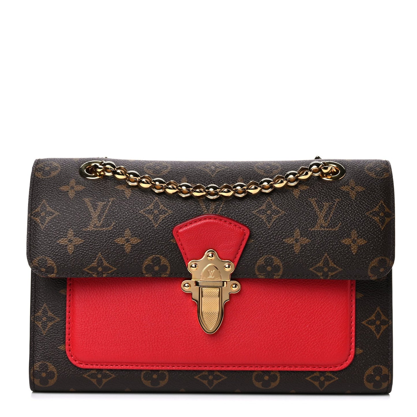 LOUIS VUITTON MONOGRAM VICTOIRE SHOULDER BAG CHERRY