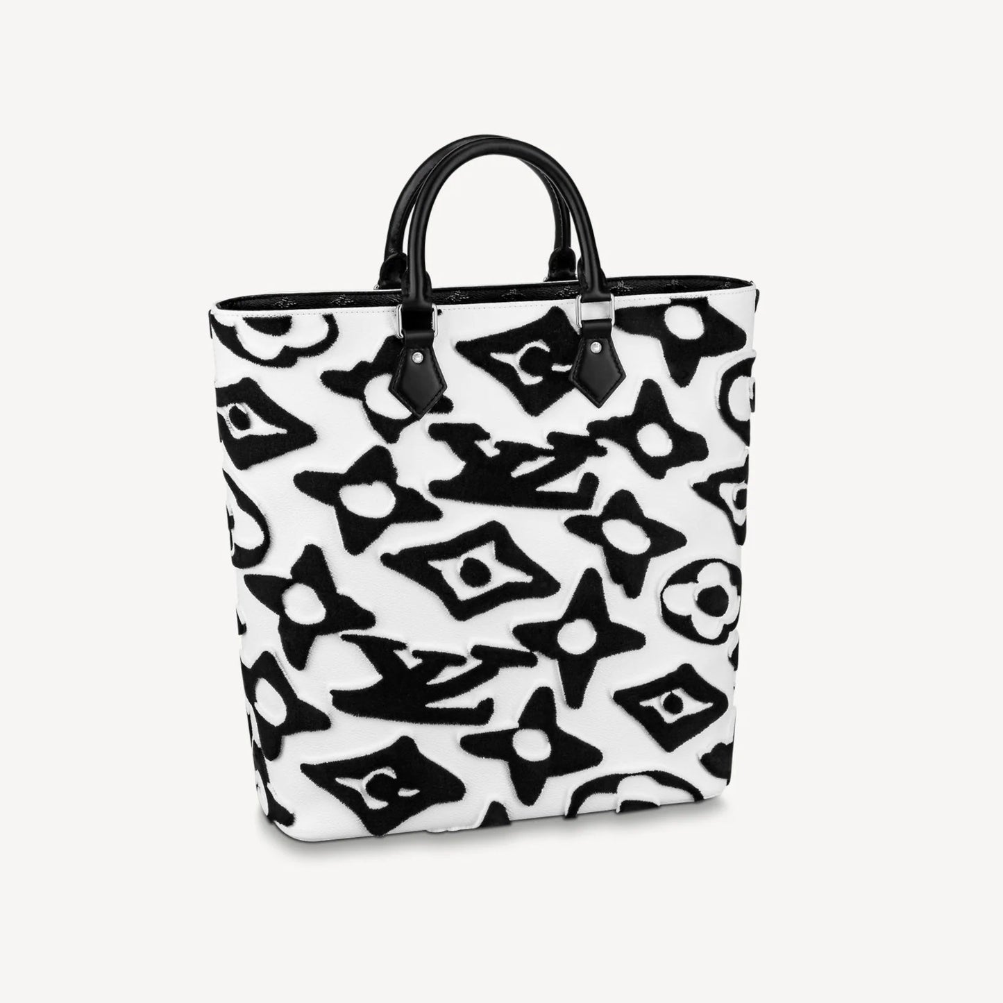 LOUIS VUITTON X URS FISCHER TUFTED MONOGRAM CABAS TOTE BAG