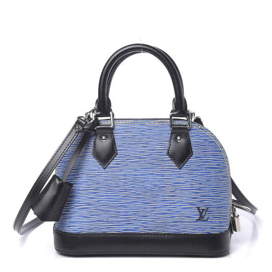 LOUIS VUITTON ALMA BB EPI LEATHER-DENIM LIGHT