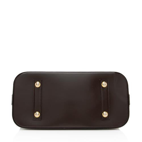 LOUIS VUITTON DAMIER EBENE ALMA PM HANDBAG