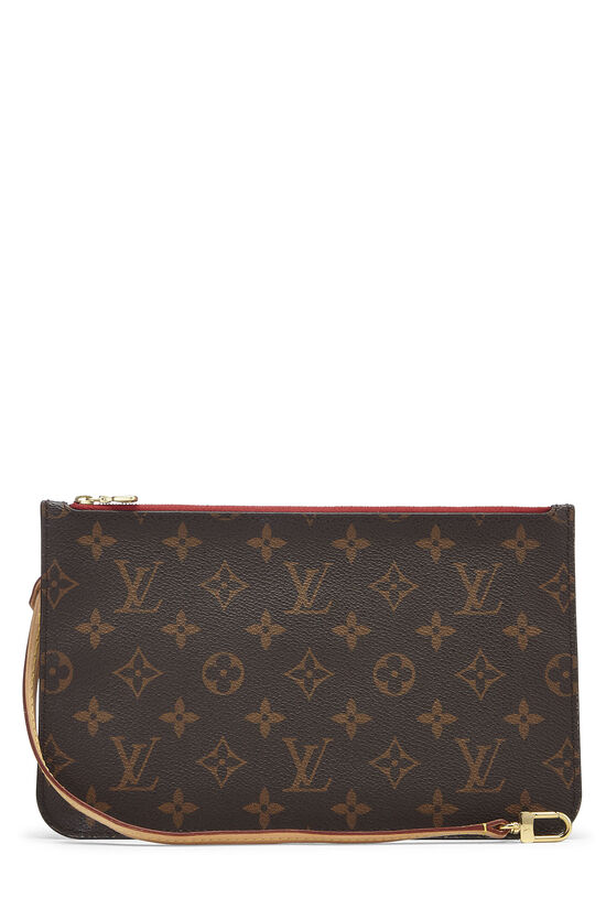 LOUIS VUITTON MONOGRAM NEVERFULL MM GM POCHETTE