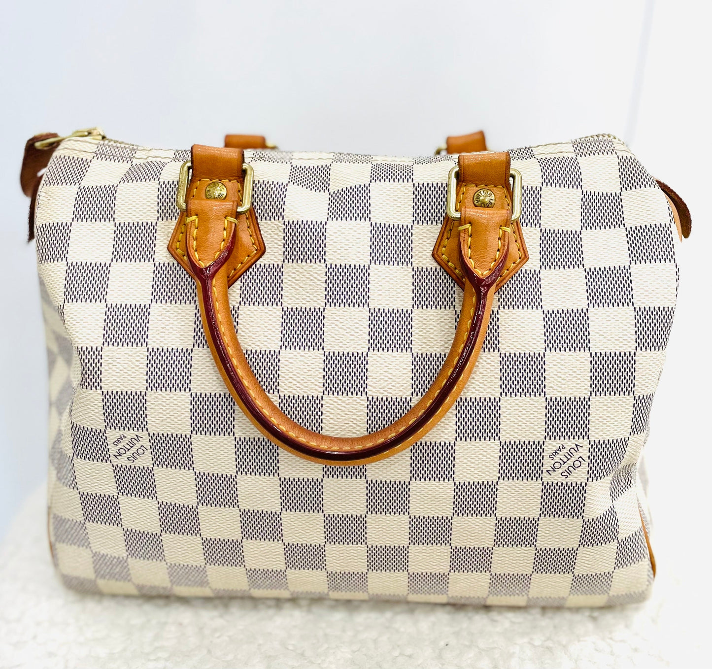 LOUIS VUITTON DAMIER AZUR SPEEDY 25 HANDBAG