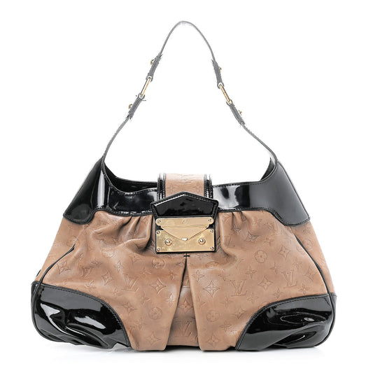 LOUIS VUITTON EMBOSSED POLLY HOBO BAG