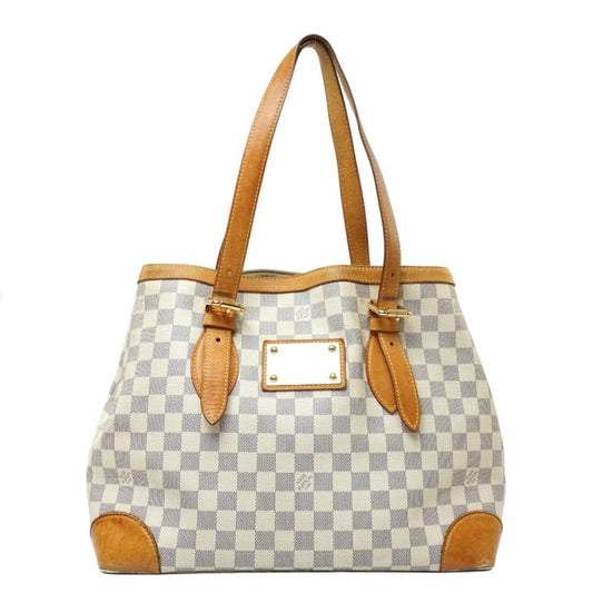 LOUIS VUITTON DAMIER AZUR HAMPSTEAD MM TOTE BAG