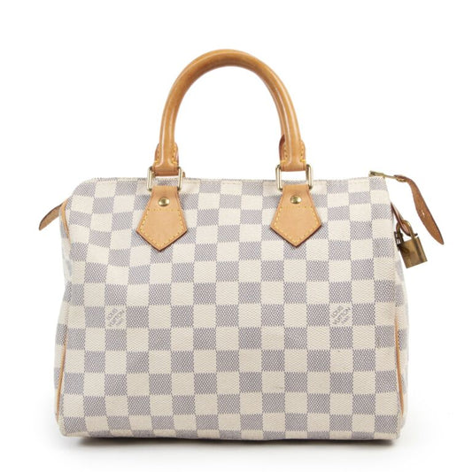 LOUIS VUITTON DAMIER AZUR SPEEDY 25 HANDBAG