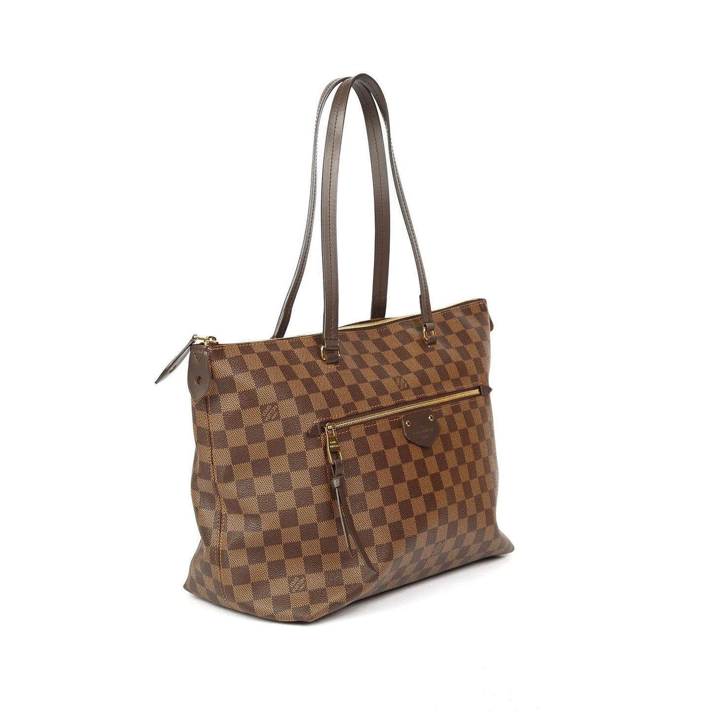 LOUIS VUITTON DAMIER EBENE LENA TOTE BAG MM