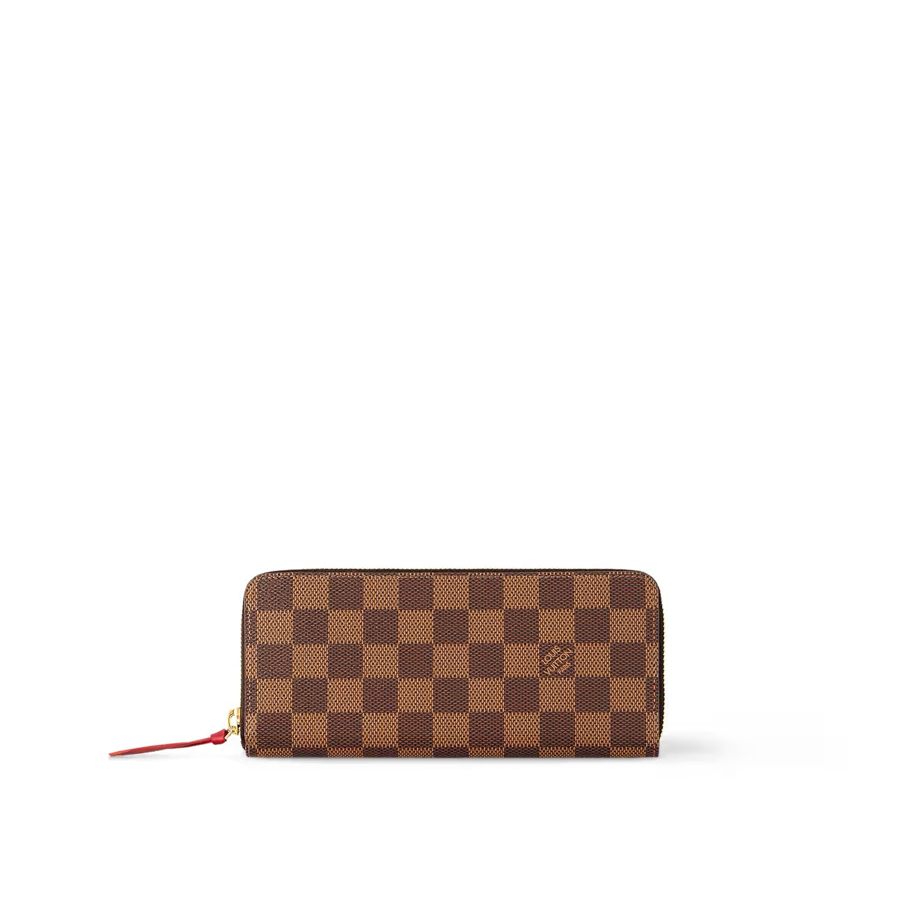 LOUIS VUITTON DAMIER EBENE CLÉMENCE WALLET CHERRY