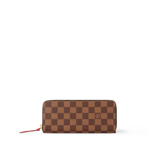 LOUIS VUITTON DAMIER EBENE CLÉMENCE WALLET CHERRY