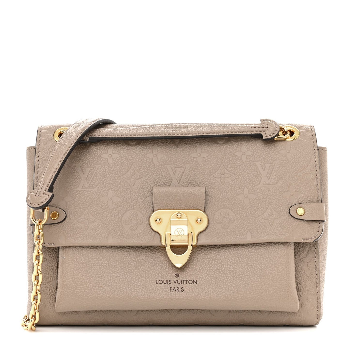 LOUIS VUITTON EMPREINTE LEATHER VAVIN WALLET ON CHAIN