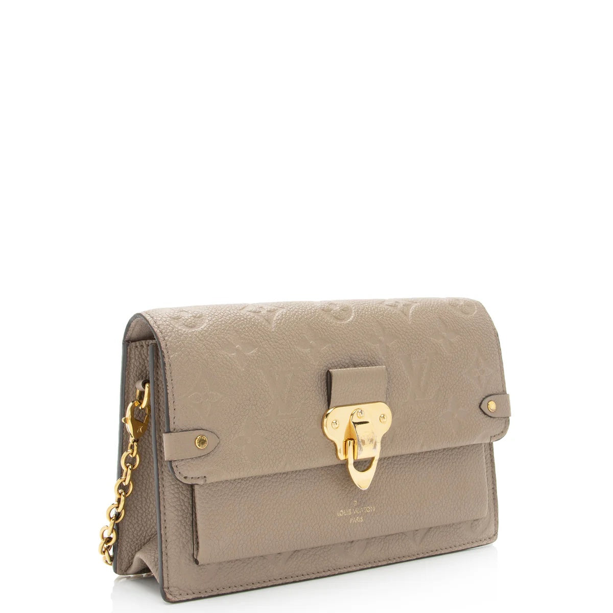 LOUIS VUITTON EMPREINTE LEATHER VAVIN WALLET ON CHAIN