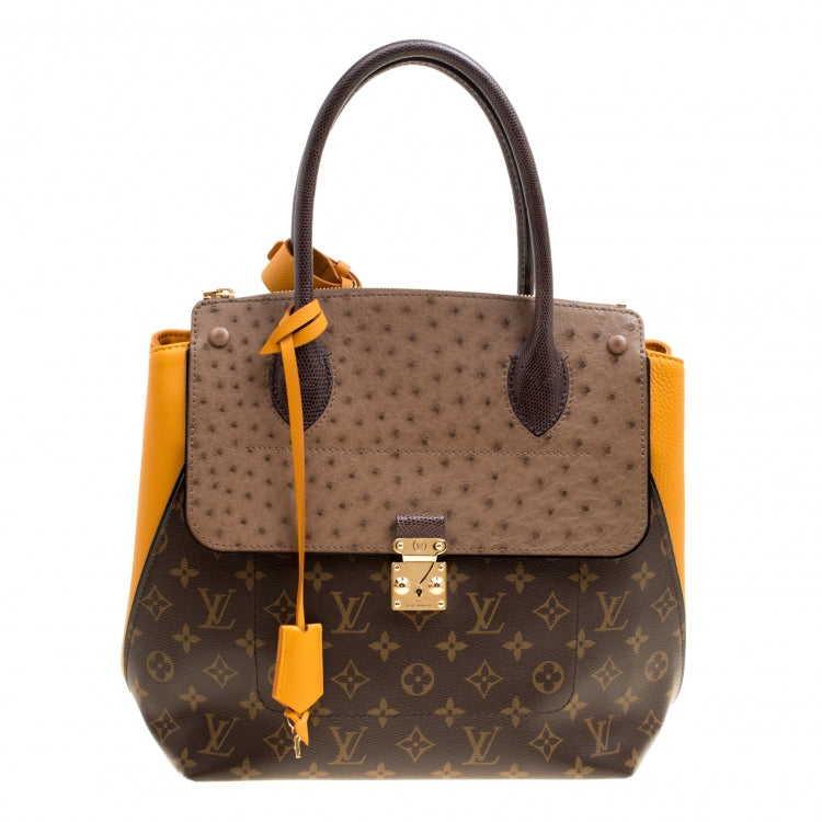 LOUIS VUITTON EXOTIQUE MONOGRAM MAJESTUEUX MM OCRE LIMITED EDITION