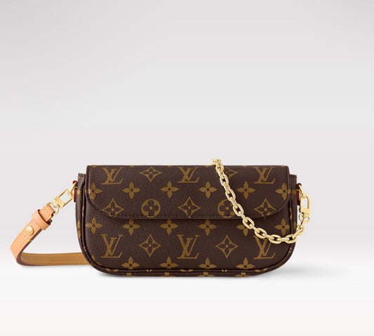 LOUIS VUITTON IVY MONOGRAM WALLET ON CHAIN CROSSBODY BAG