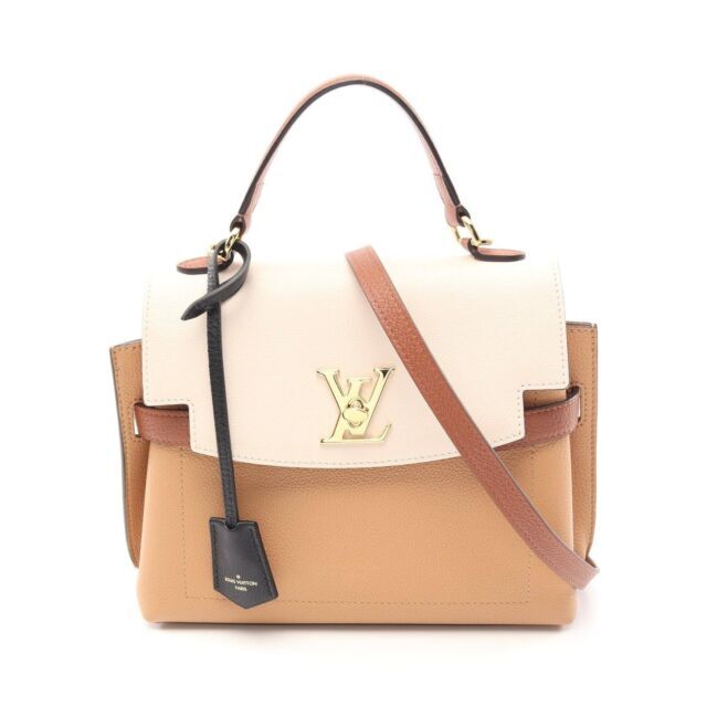 LOUIS VUITTON LOCKME EVER BB CALFSKIN LEATHER SHOULDER BAG