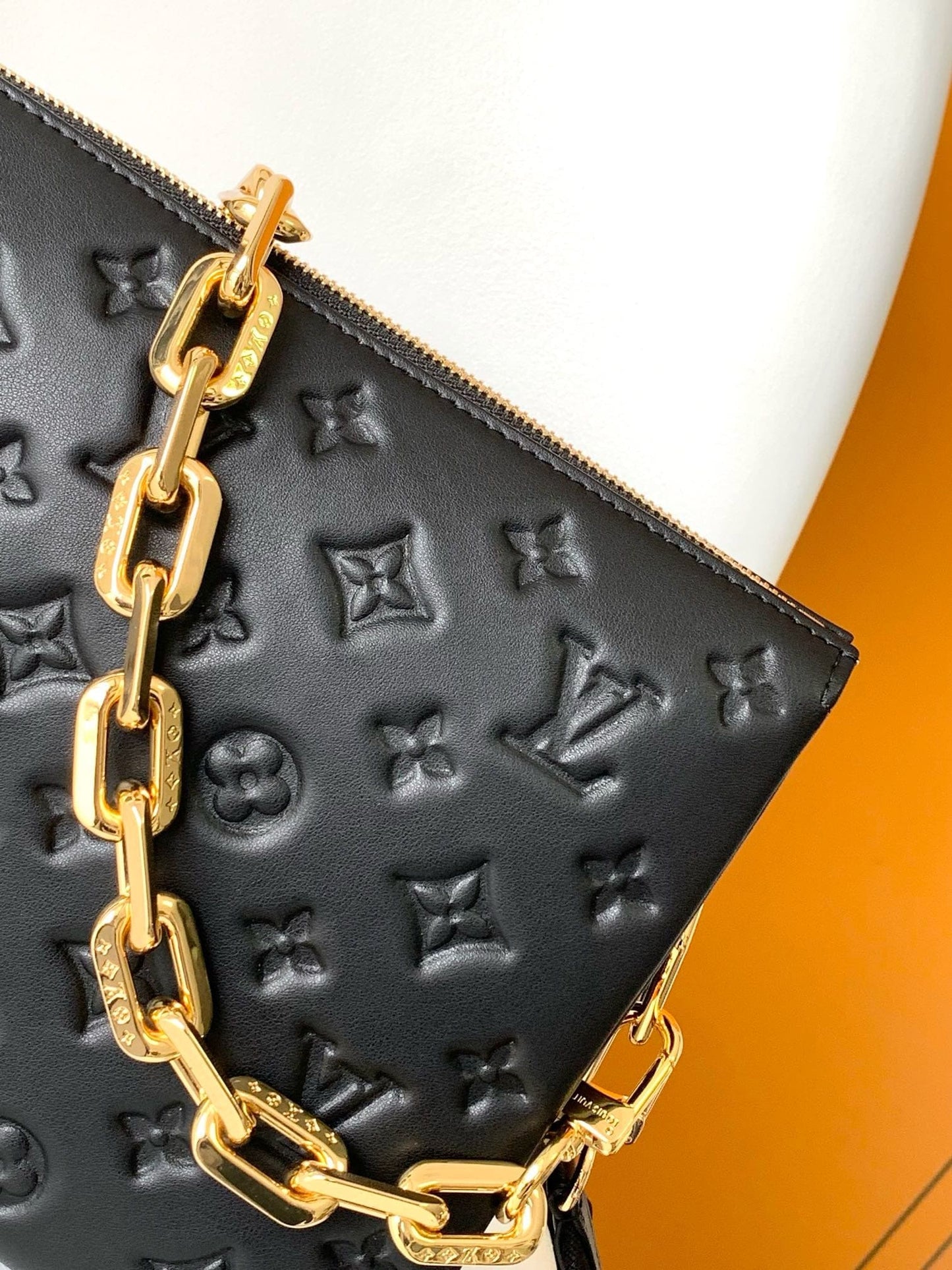 Louis Vuitton Monogram Black Coussin PM Bag M21260