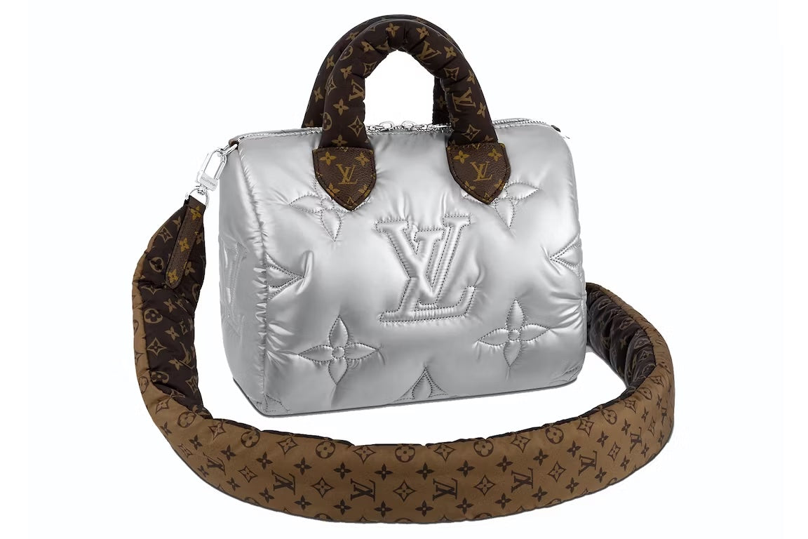 LOUIS VUITTON MONOGRAM PUFFER PILLOW SPEEDY 25 BANDOULIÈRE HANDBAG