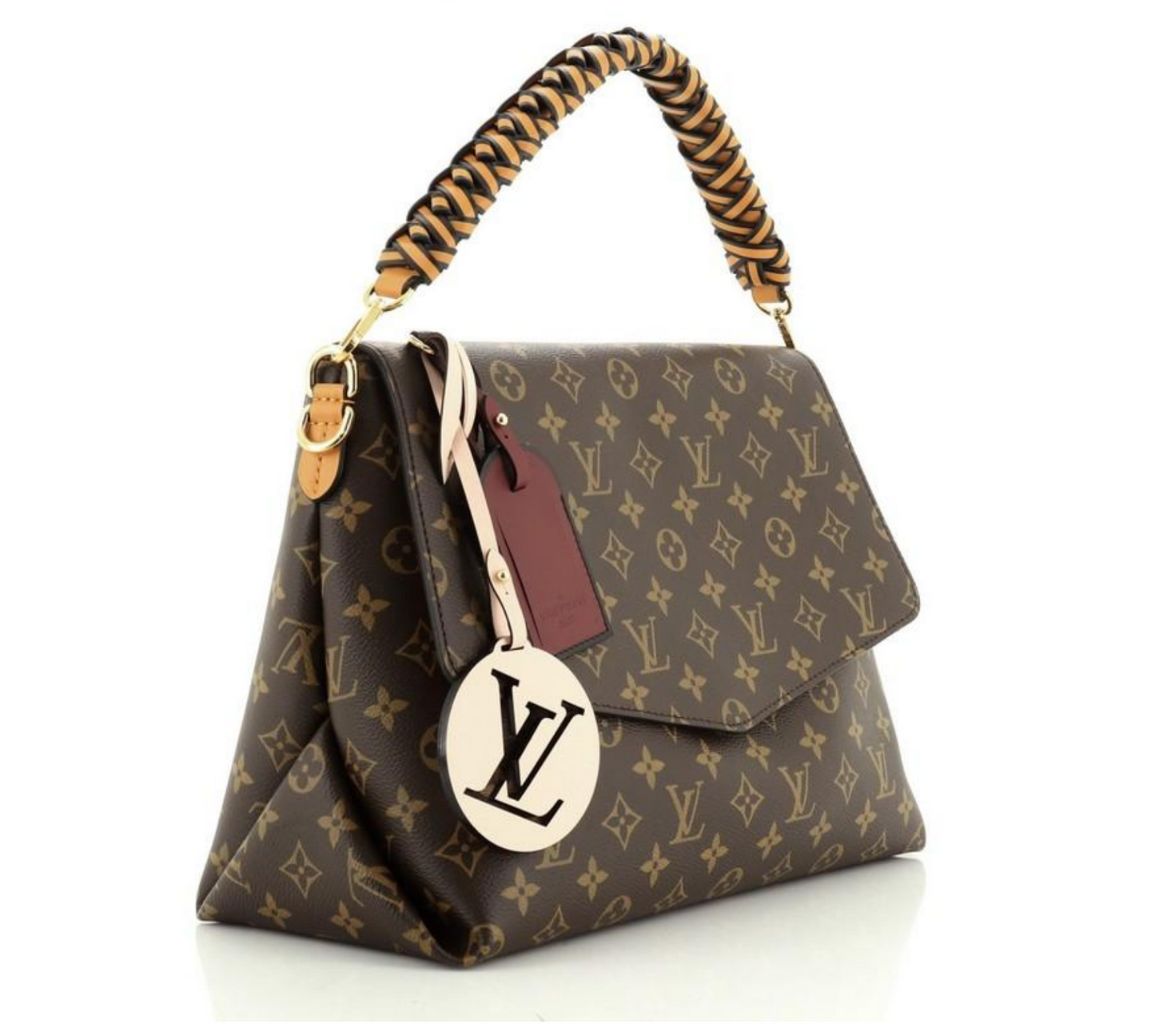 LOUIS VUITTON MONOGRAM BEAUBOURG MM BAG-SAFRAN IMPERIAL