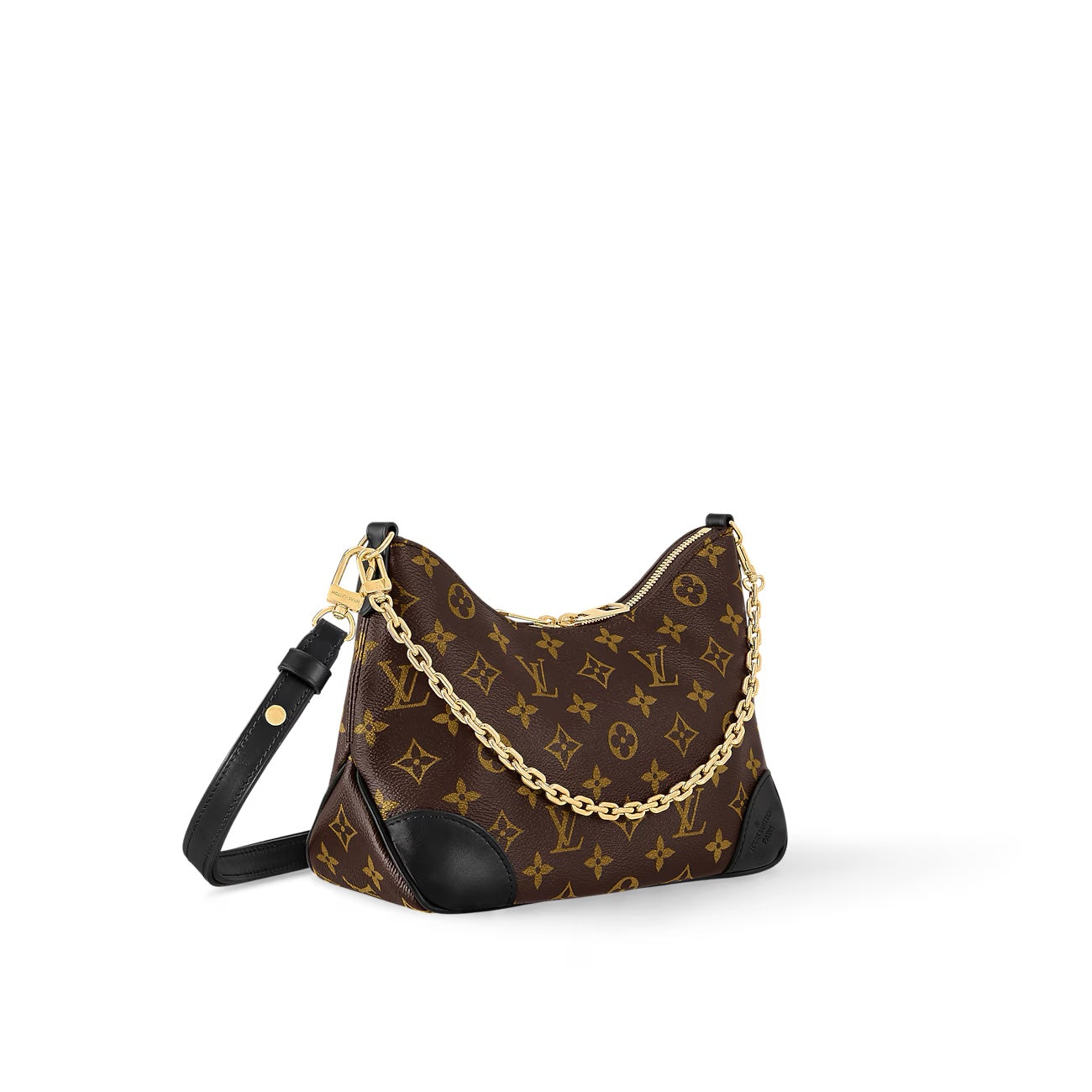 LOUIS VUITTON MONOGRAM BOULOGNE NM NOIR SHOULDER BAG