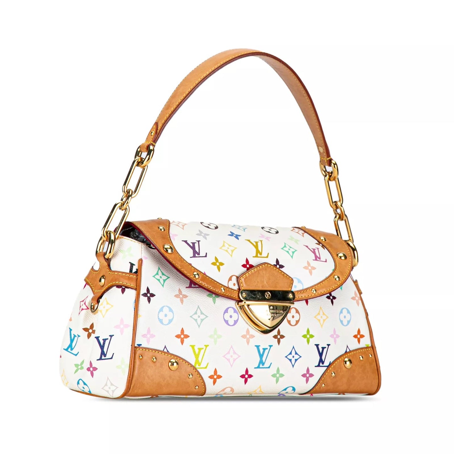 LOUIS VUITTON X TAKASHI MURAKAMI MONOGRAM BEVERLY MM SATCHEL