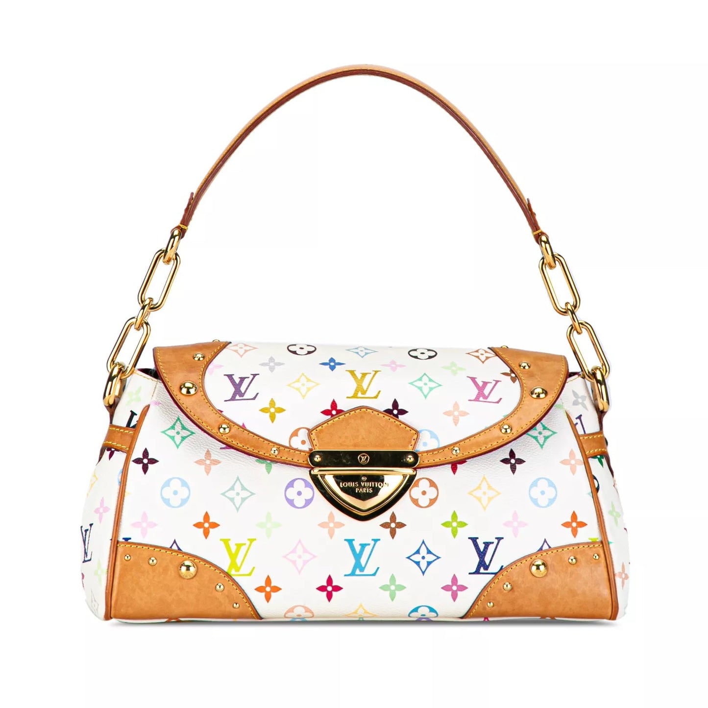 LOUIS VUITTON X TAKASHI MURAKAMI MONOGRAM BEVERLY MM SATCHEL