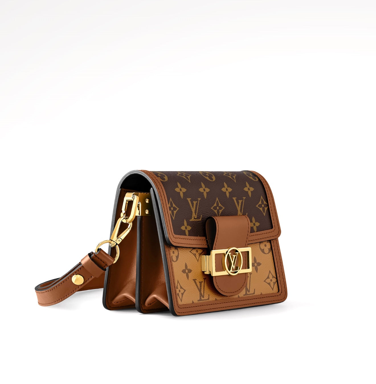 LOUIS VUITTON REVERSE MONOGRAM MINI DAUPHINE BAG