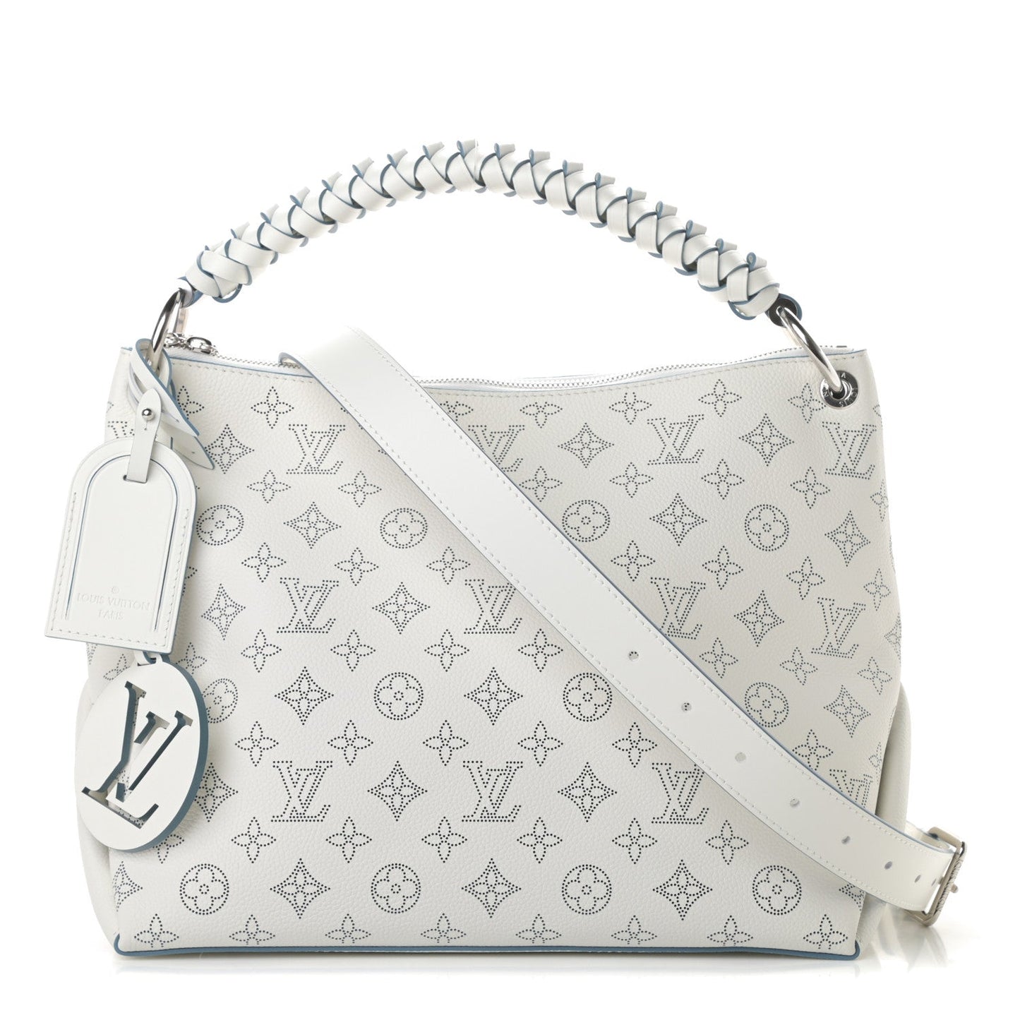 LOUIS VUITTON SNOW MAHINA BEAUBOURG HOBO MM BAG